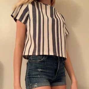 Striped crop top!